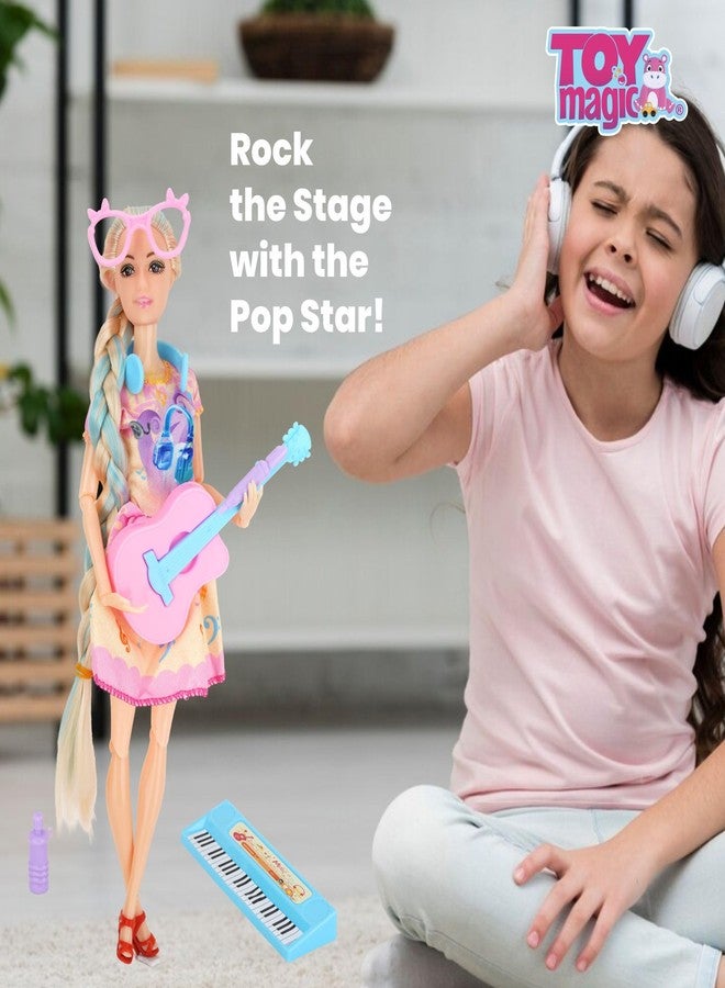 ToyMagic Fairy Doll Assortment | Magical Pop Star Doll Or Fairies Flower | Includes Stylish Accessories | Movable Limbs for Character Playset | Ideal Gift for Girls Aged 3 and Above | Assorted Themes - Image 2